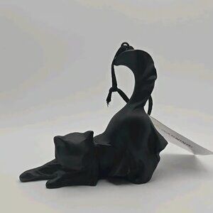 Cracker Barrel Exclusive Resin Ghost Black Cat Ornament NWT‎ Halloween